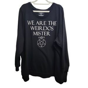 The Craft We Are The Weirdos Mister Black Sweatshirt Size 6 (6X)